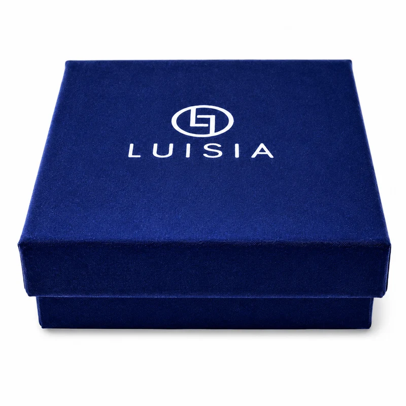 LUISIA® Halskette "Ring mit Perlen" 67029 | 925 Silber (50 cm Länge)