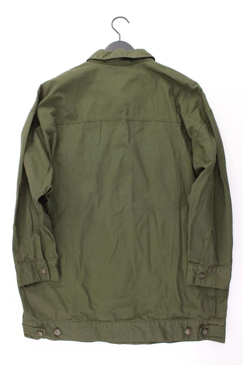 Rainbow Übergangsjacke Gr. 46 olivgrün aus Baumwolle