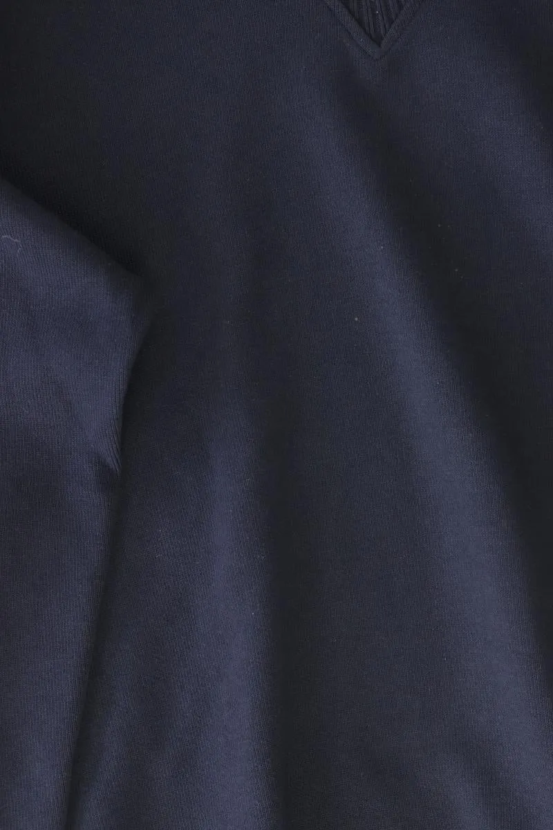 Signum Langarmpullover für Herren Gr. XXL blau aus Baumwolle