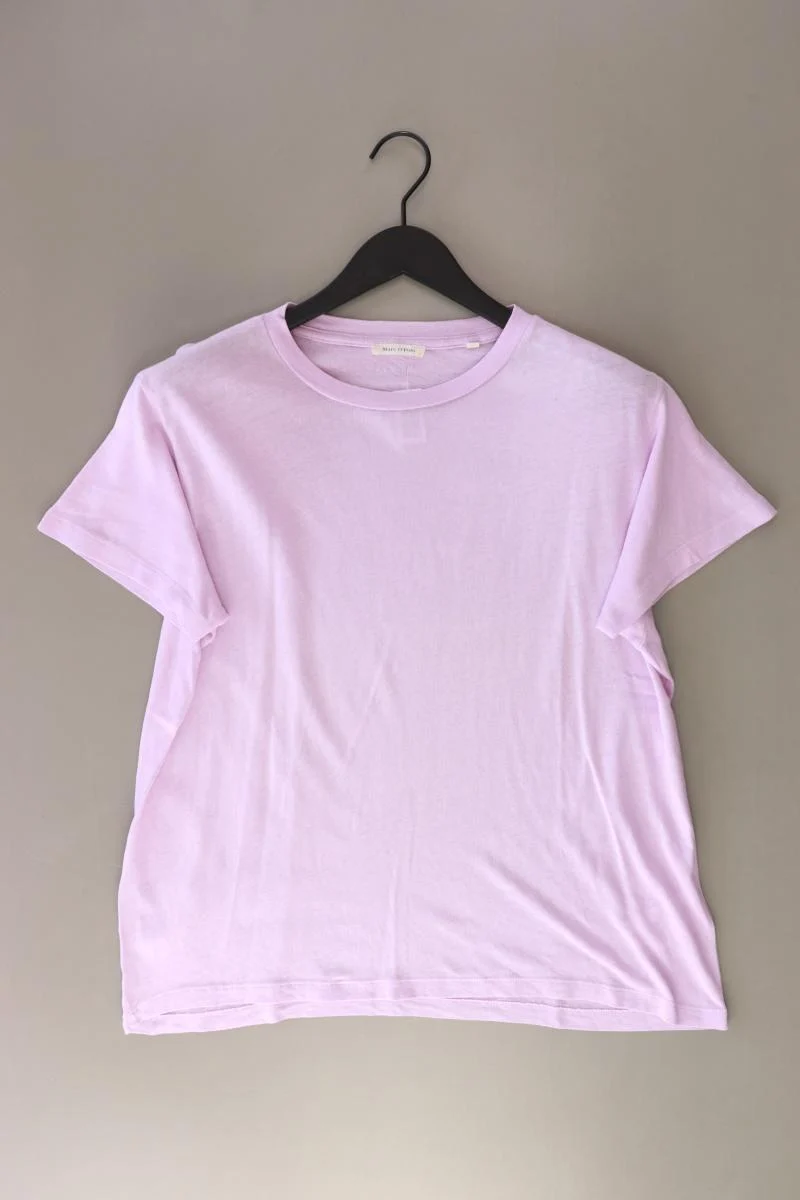Marc O'Polo T-Shirt Gr. M Kurzarm lila aus Baumwolle