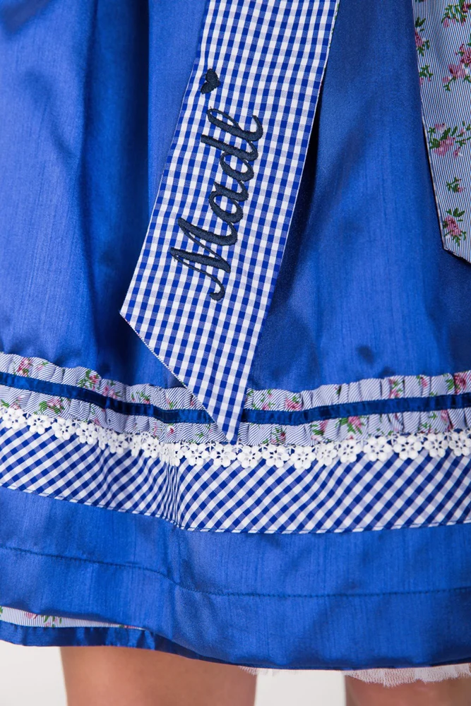 Krüger Dirndl Top Madl - Blau 50cm