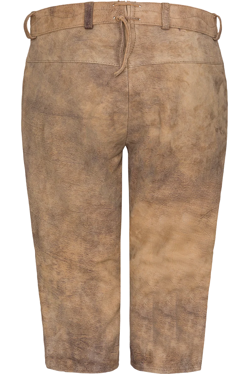 Damen Lederhose Kniebund schlicht