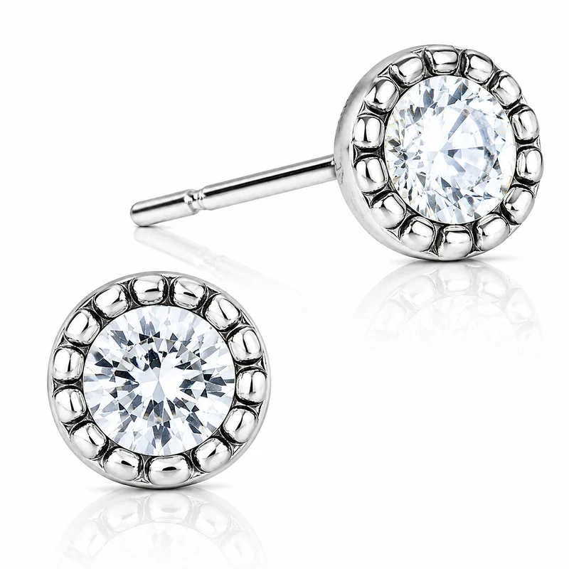 LUISIA® Ohrstecker "Judika" mit Kristallen von Swarovski® | Silber