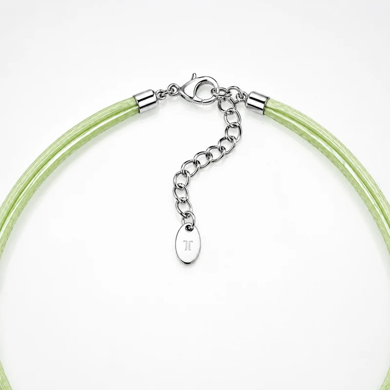 LUISIA® Halskette "Nicola" mit Kristallen von Swarovski® | Lindgrün