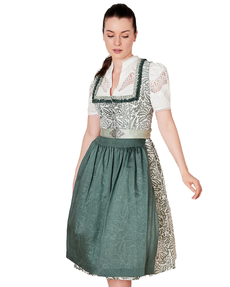 Krüger Collection Dirndl "Fritza" 116367 | Grün 70cm