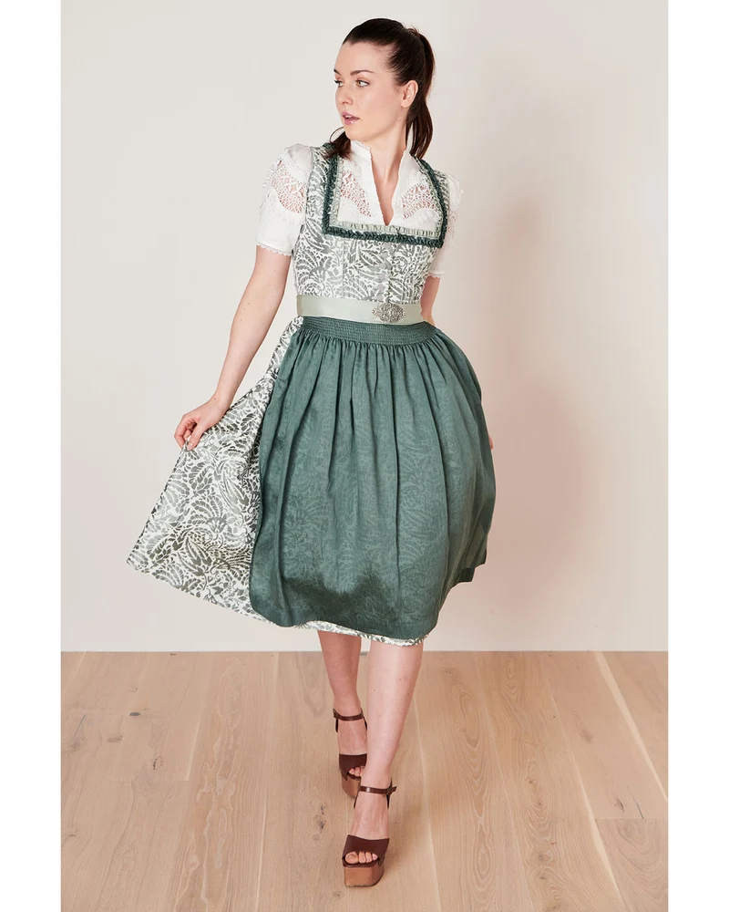 Krüger Collection Dirndl "Fritza" 116367 | Grün 70cm