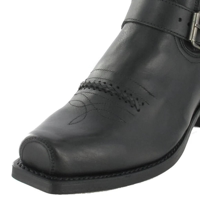 6445 58 SETA Unisex Bikerstiefelette Schwarz