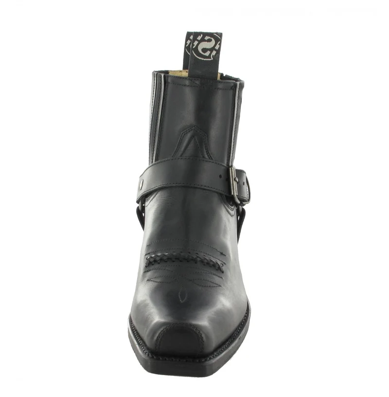 6445 58 SETA Unisex Bikerstiefelette Schwarz
