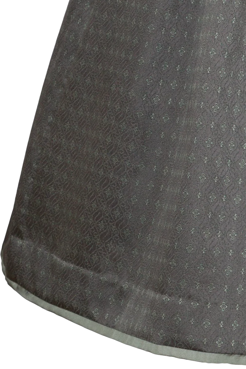 Midi-Dirndl mit Spitzenschürze und Perlen
