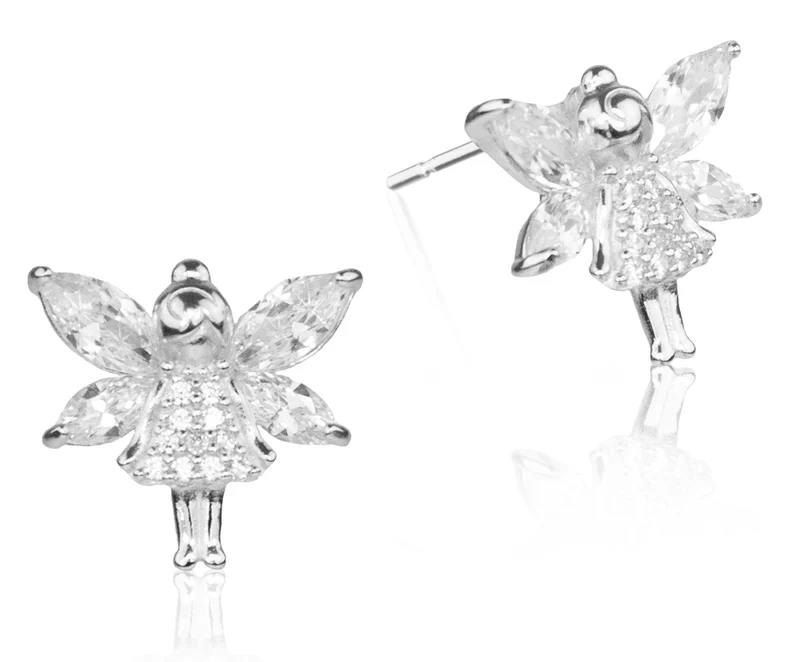 LUISIA Ohrstecker "Kleine Elfe" mit Zirkonia YG04279 - 925 Sterling Silber