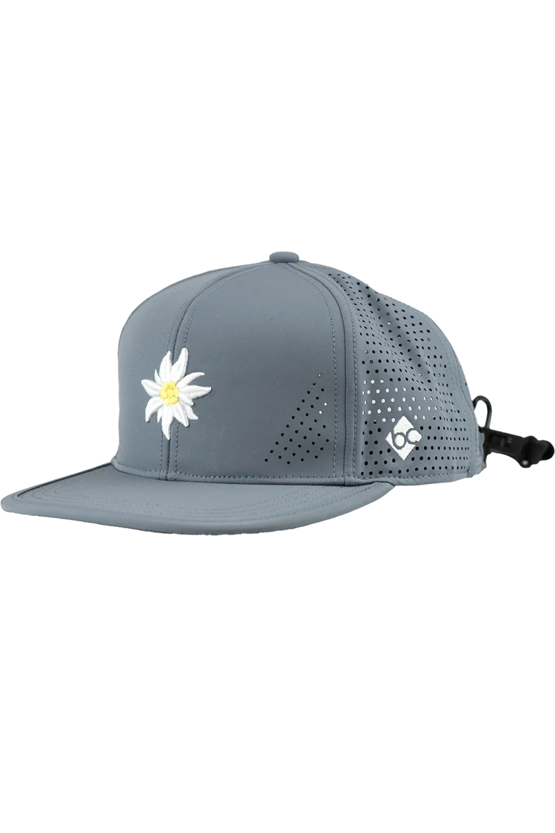 Unisex Snapback-Cap mit Edelweiß-Design und Sportfunktion