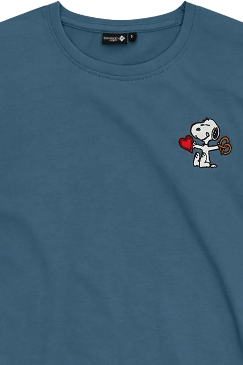 Damen T-Shirt Peanuts-Stickerei 'Peanuts Snoopy'