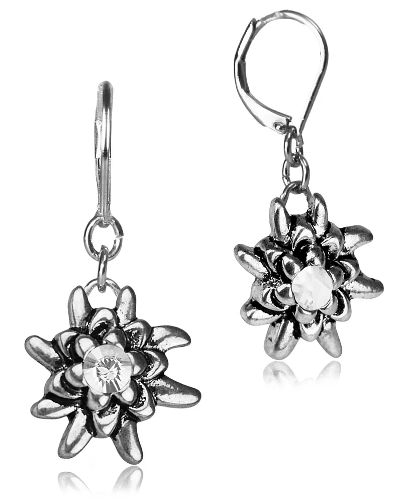 LUISIA® Edelweiß Ohrhänger "Emilia" mit Premium Kristallen | Crystal / Kristall - Ohrringe