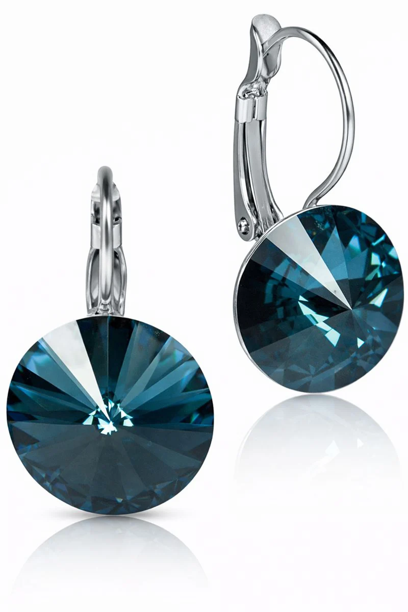 LUISIA® Ohrringe Rivoli mit Kristallen von Swarovski® 14 mm | Montana