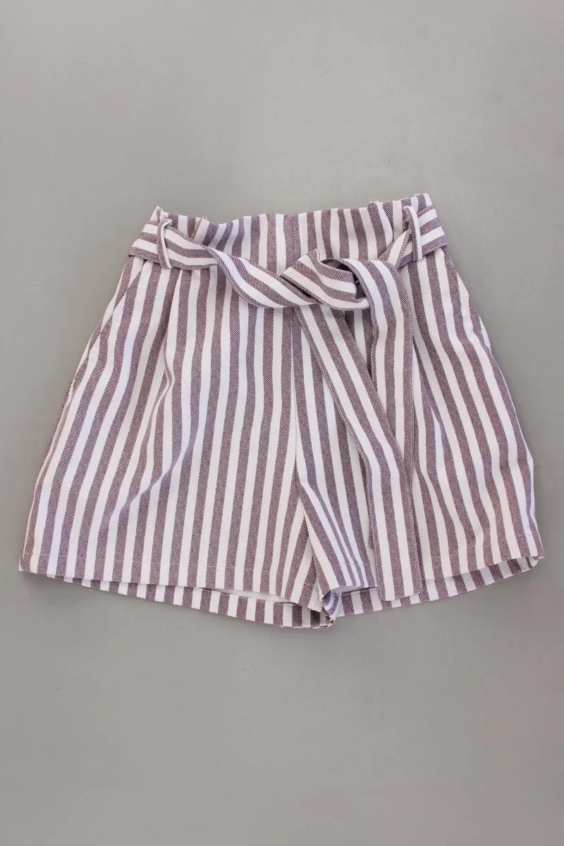 Pull&Bear Shorts Gr. S gestreift lila aus Polyester