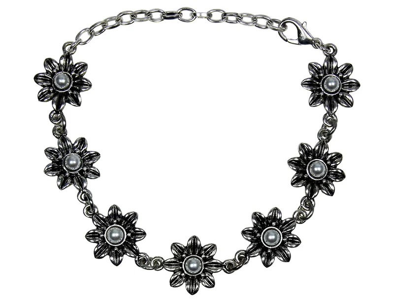 LUISIA Blumen Armband "Serenity" mit Perlen 47787