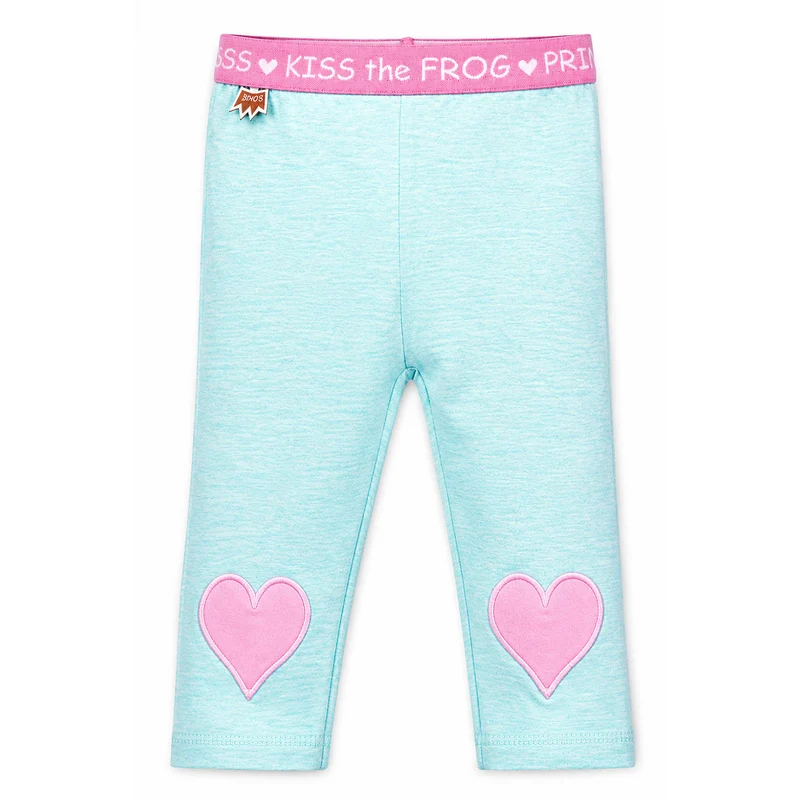 BONDI Baby Kinder Leggings "Herzen" 86576 - Mint | Mädchen Hose
