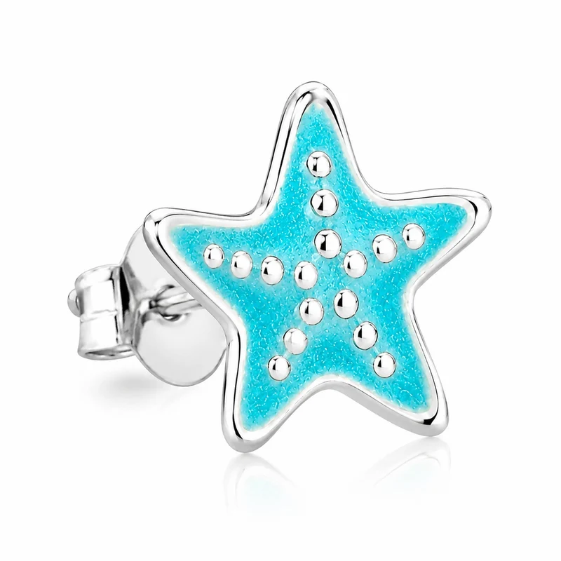 LUISIA® Ohrstecker "Seestern" - 925 Sterling Silber