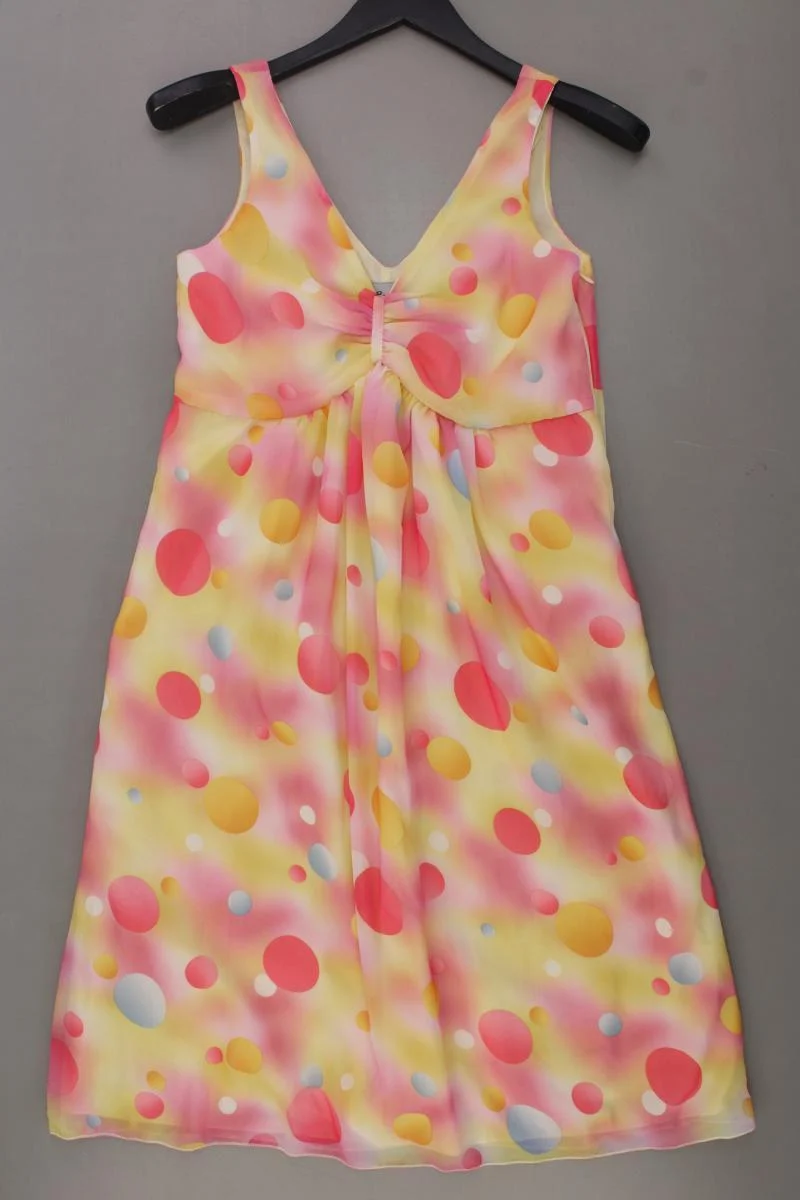 Midikleid Gr. S Träger Vintage mehrfarbig aus Polyester