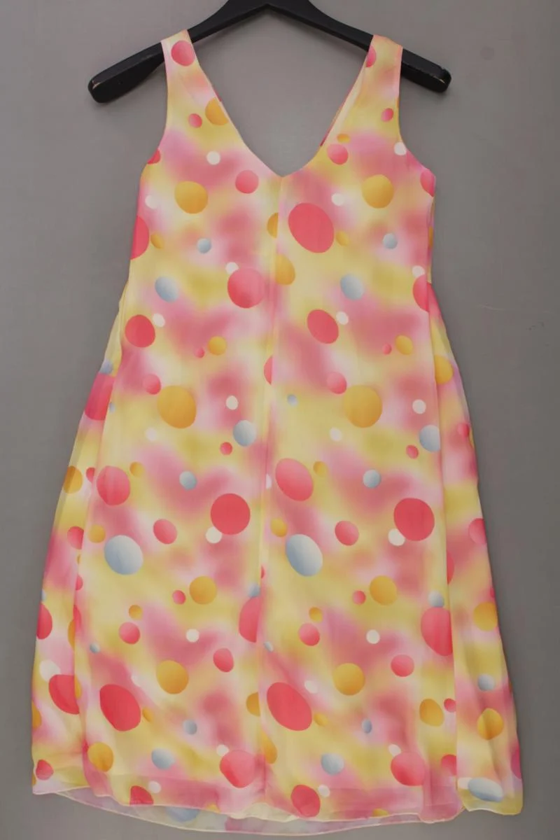 Midikleid Gr. S Träger Vintage mehrfarbig aus Polyester