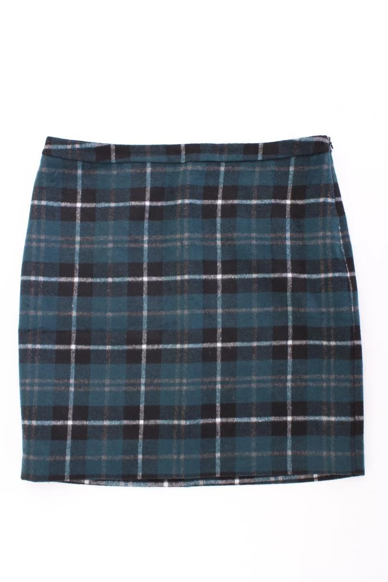 Manguun Rock Gr. 42 kariert grün aus Polyester