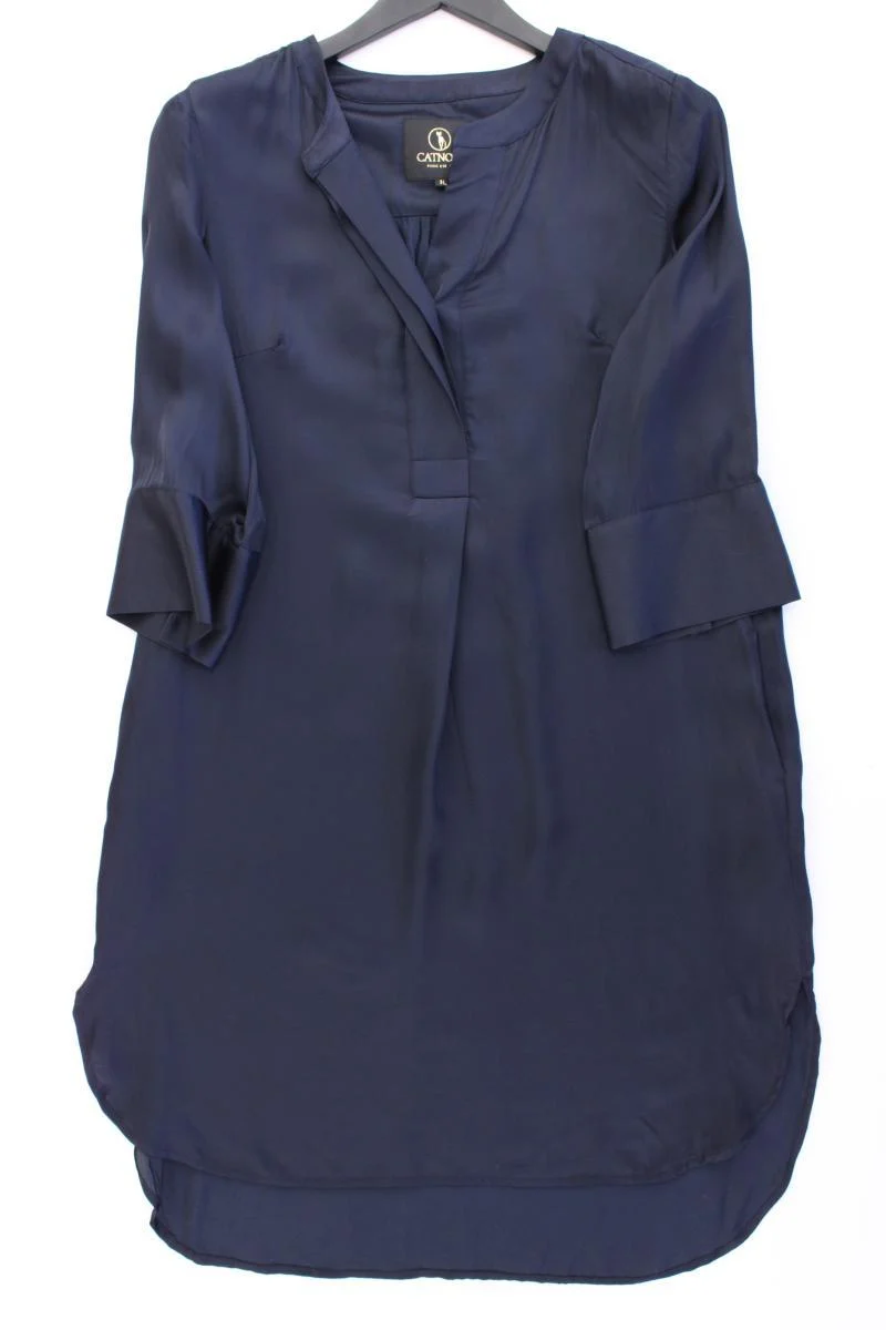 Catnoir Paris Midikleid Gr. 36 3/4 Ärmel blau aus Viskose