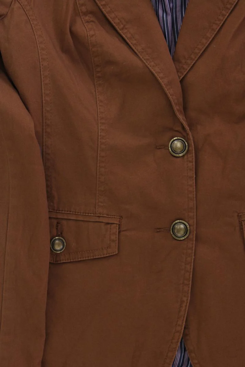 Street One Classic Blazer Gr. 38 braun aus Baumwolle