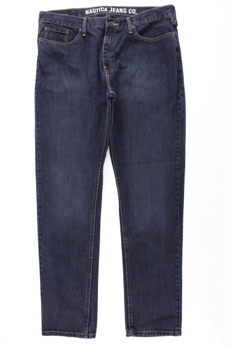 Nautica Slim Jeans für Herren Gr. W36/L34 neuwertig blau aus Baumwolle