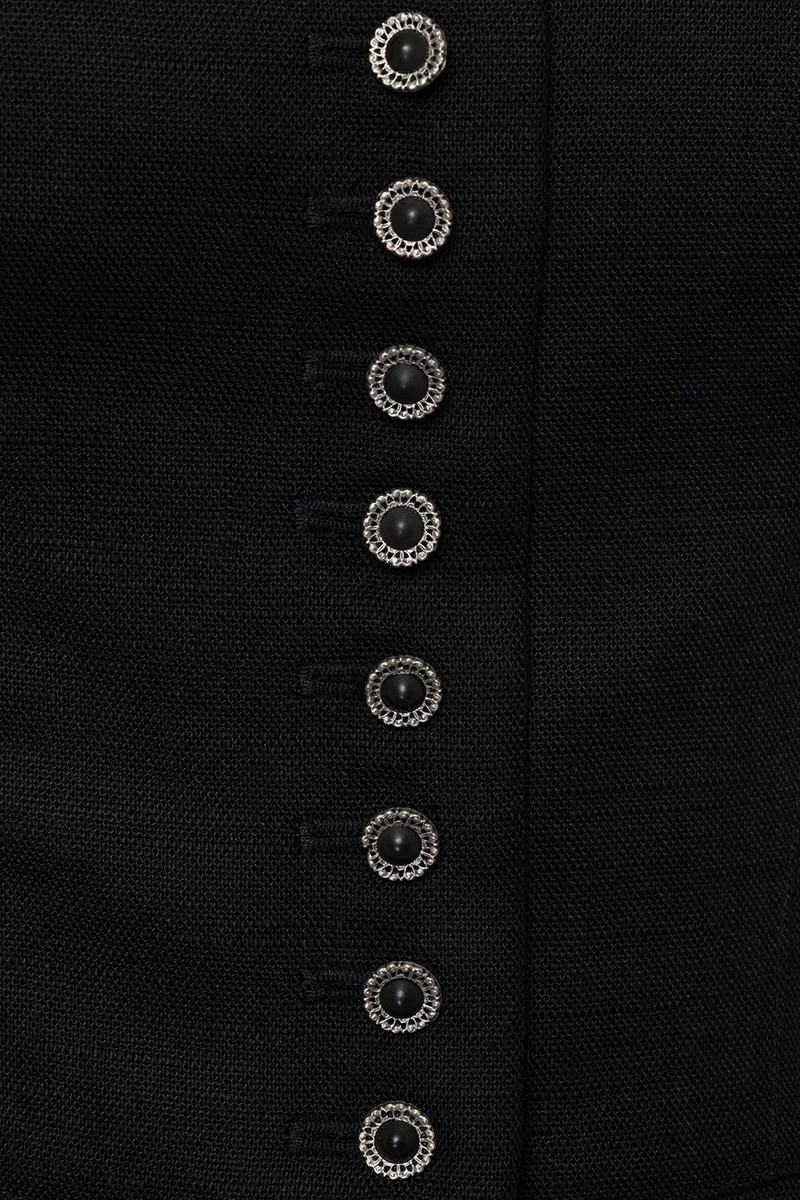 Trachtenmieder mit Flügelärmel und Schößchen
