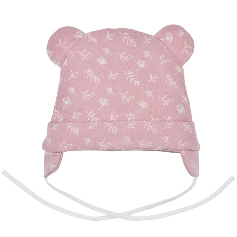 BONDI Baby Mütze "Eule" 93736 | Rosewood Rosa