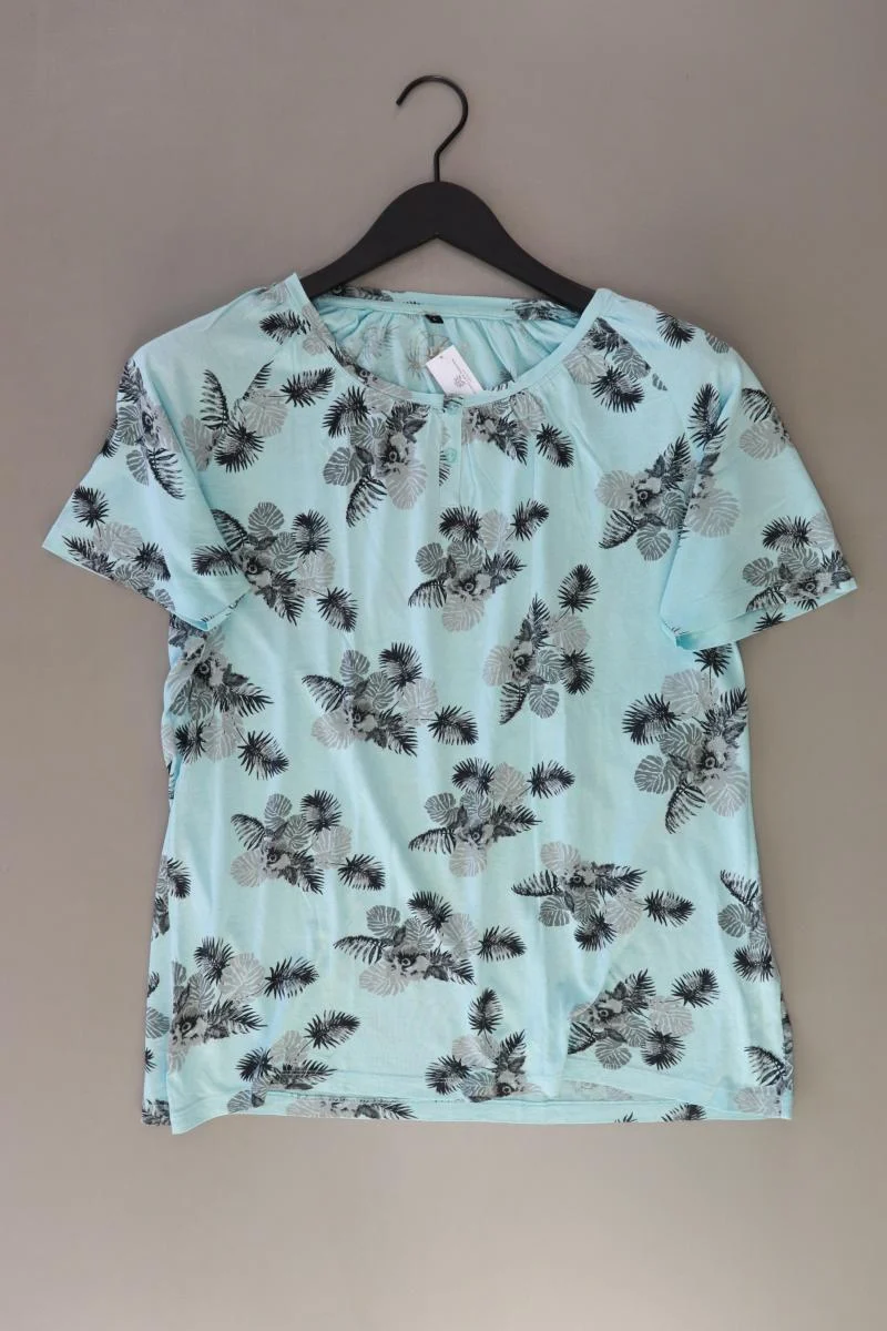 Bexleys Printshirt Gr. L Kurzarm blau aus Baumwolle
