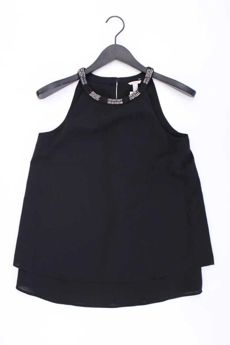 Esprit Trägertop Gr. 34 neuwertig schwarz aus Polyester