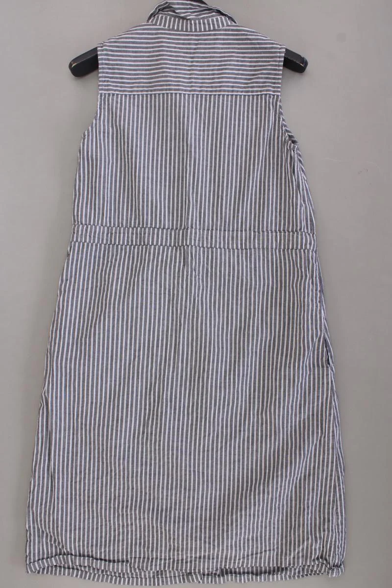 Tom Tailor Polokleid Gr. 40 gestreift Ärmellos grau