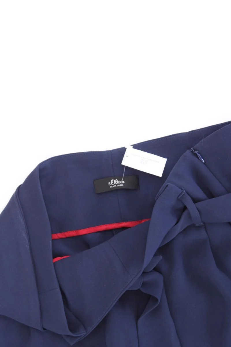 s.Oliver Black Label Stoffhose Gr. 36 blau aus Polyester
