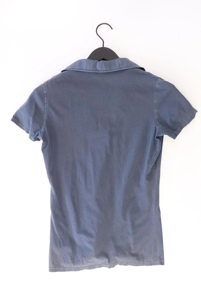 Marc O'Polo Poloshirt Gr. S Kurzarm blau aus Baumwolle