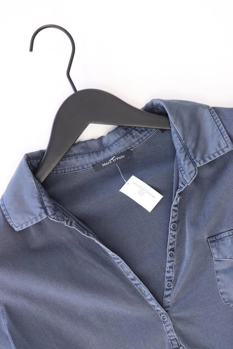 Marc O'Polo Poloshirt Gr. S Kurzarm blau aus Baumwolle