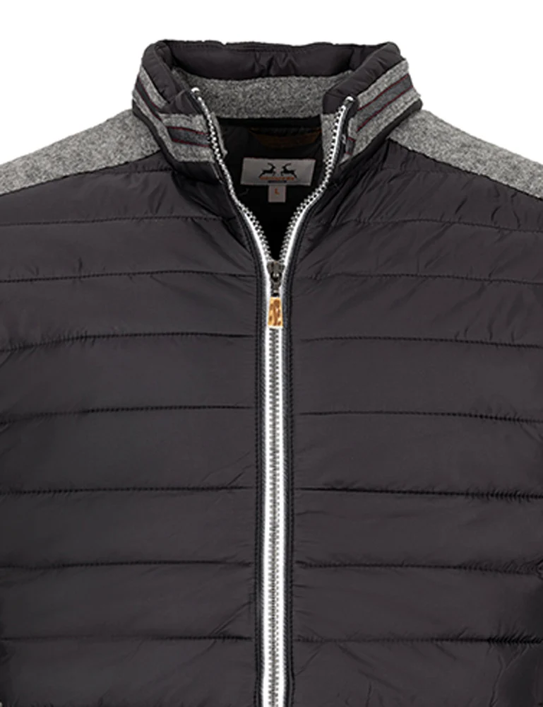 MADDOX Herren Outdoor Jacke "Darnsee" mit Stehkragen | Anthrazit