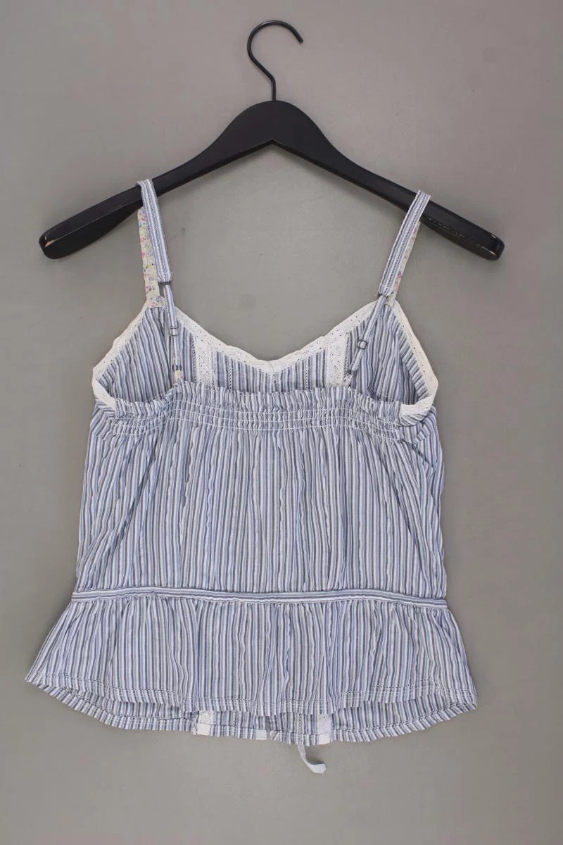 Pepe Jeans Spaghetti-Top Gr. XS gestreift blau aus Baumwolle