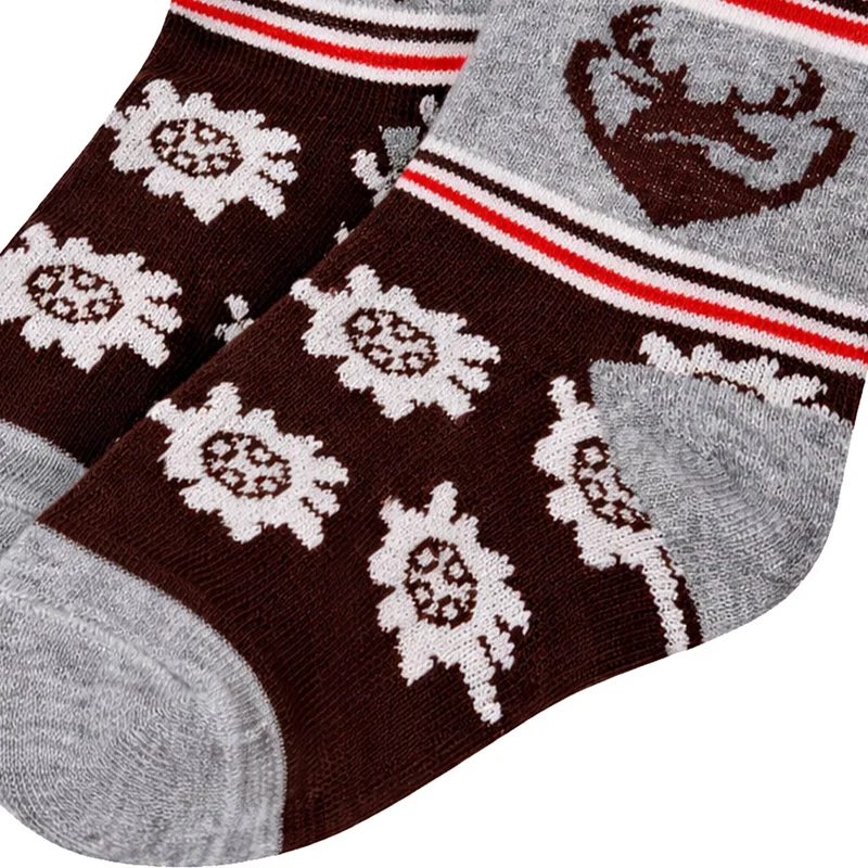 BONDI Baby Kniestrümpfe "Hirsch" 91730 | Grau - Socken