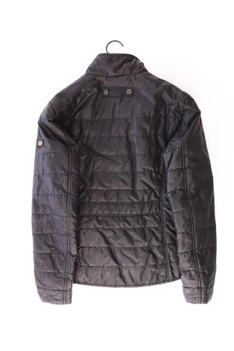 camel active Lange Jacke Gr. 38 schwarz aus Baumwolle