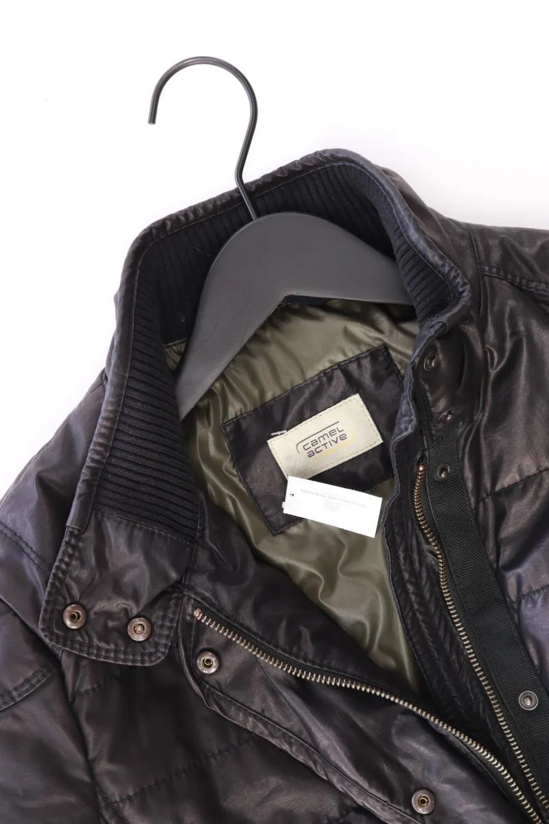 camel active Lange Jacke Gr. 38 schwarz aus Baumwolle