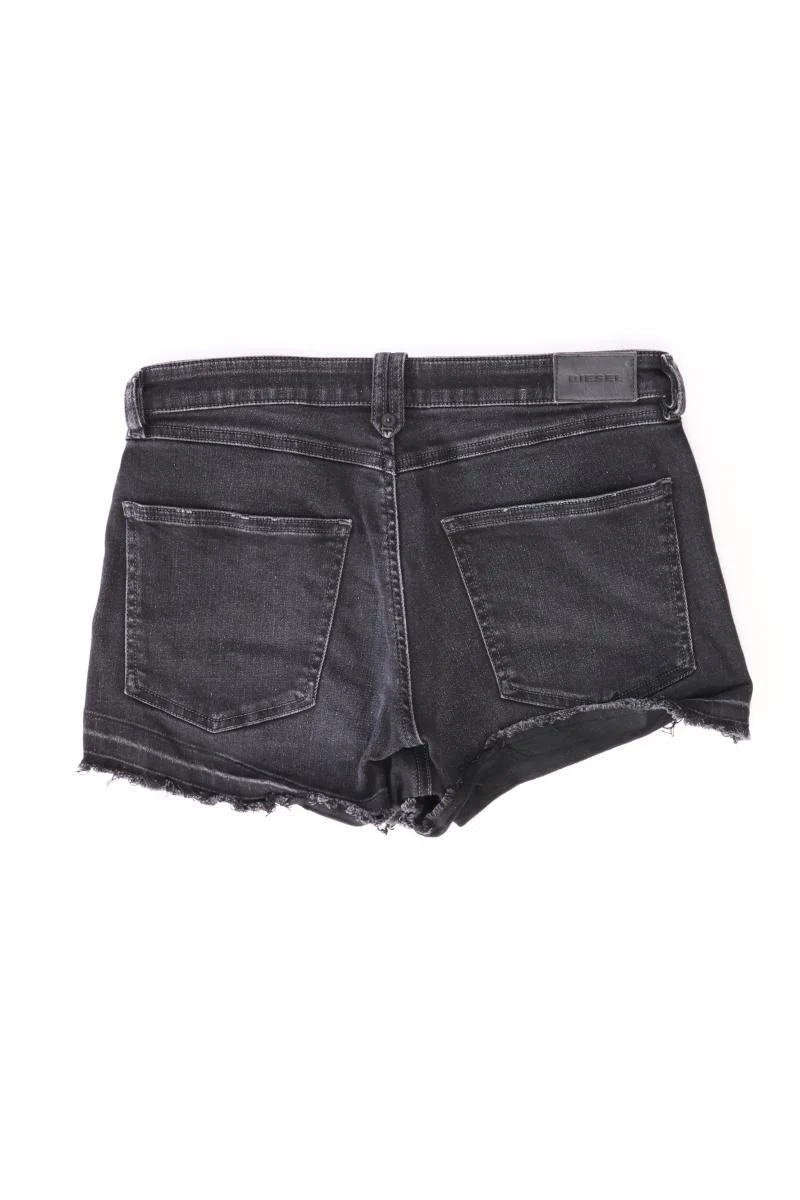 Diesel Jeansshorts Gr. W26 schwarz aus Baumwolle