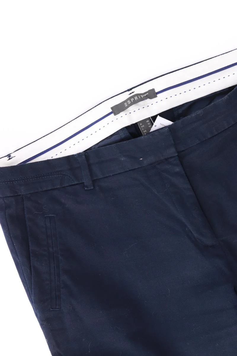 Esprit Stoffhose Gr. 38 blau aus Baumwolle