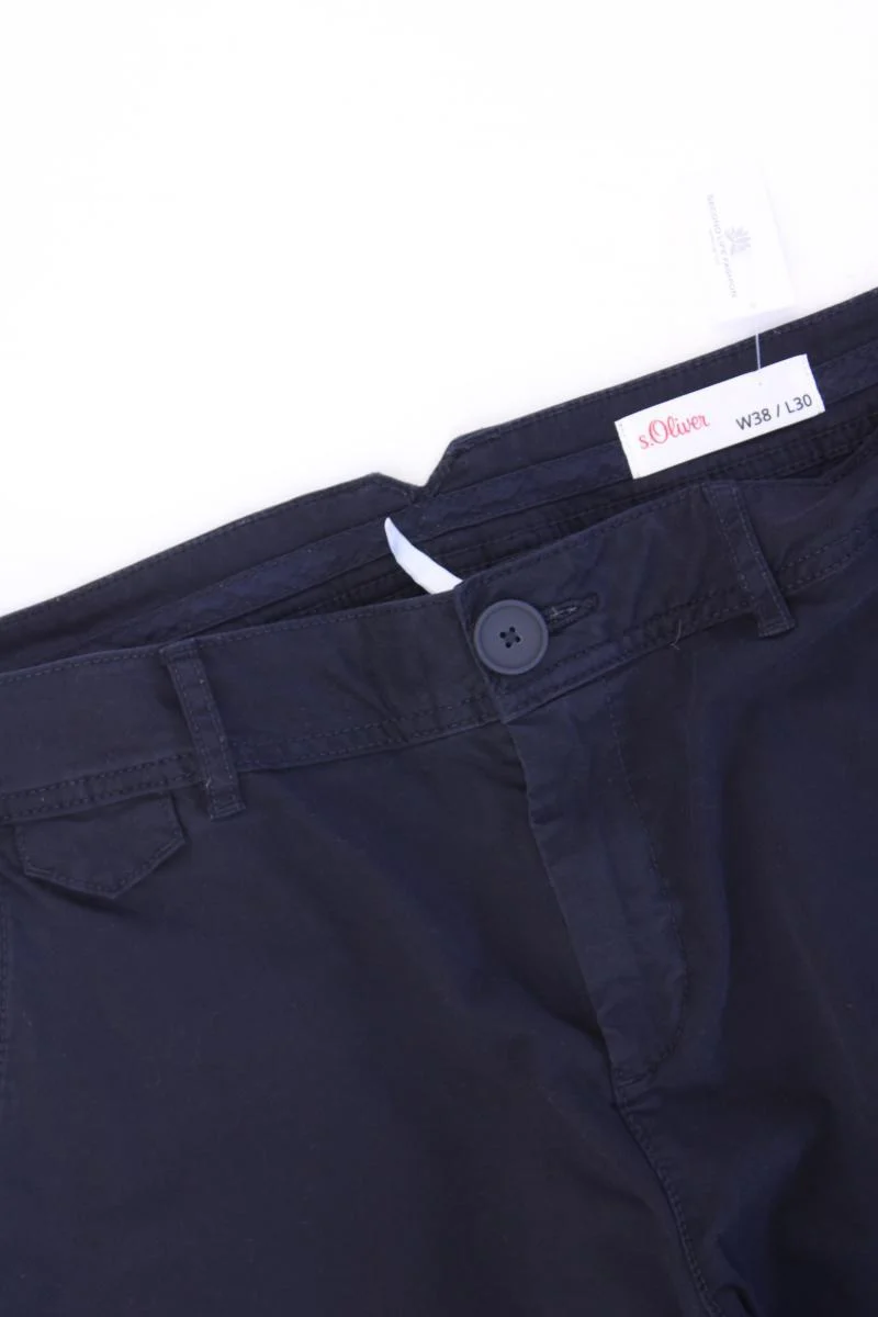 s.Oliver 7/8 Hose Gr. 38/L30 blau aus Baumwolle