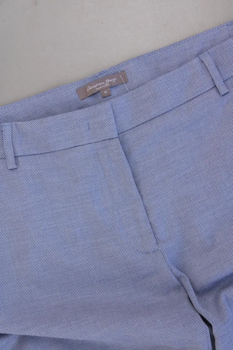 Christian Berg Hose Gr. 46 neuwertig blau aus Polyester