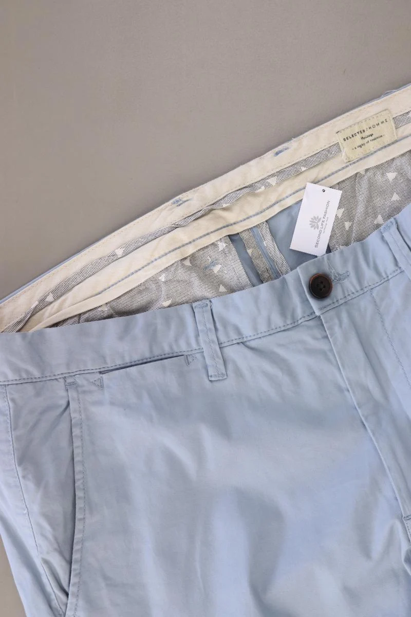 Selected Homme Shyard Dusty Blue Slim Hose für Herren Gr. W36/L32 blau