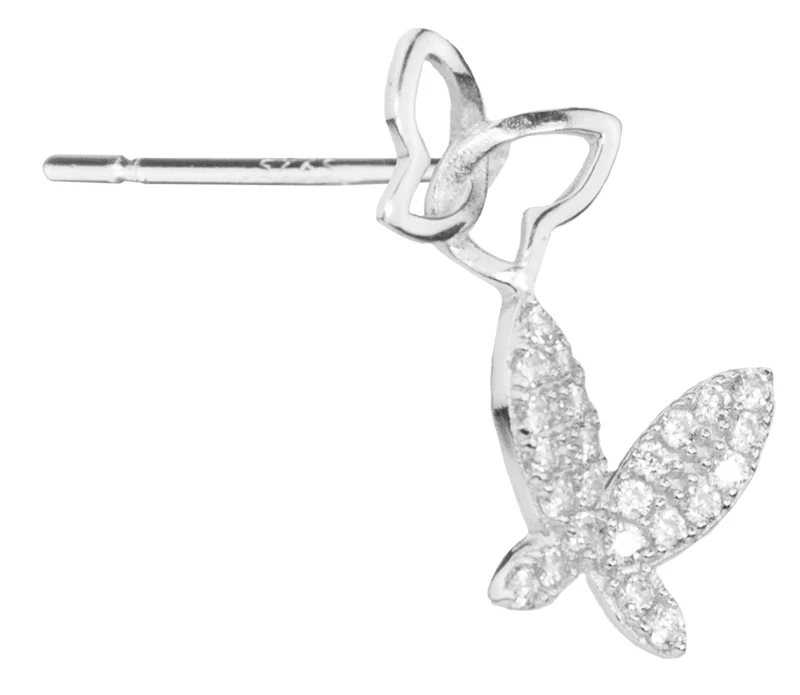 LUISIA Ohrstecker "Schmetterlinge " mit Zirkonia YG03284 - 925 Sterling Silber