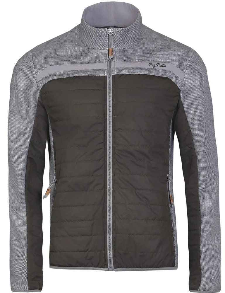 Piz Palü Herren Jacke "Ried" | Nadelgrün Grau