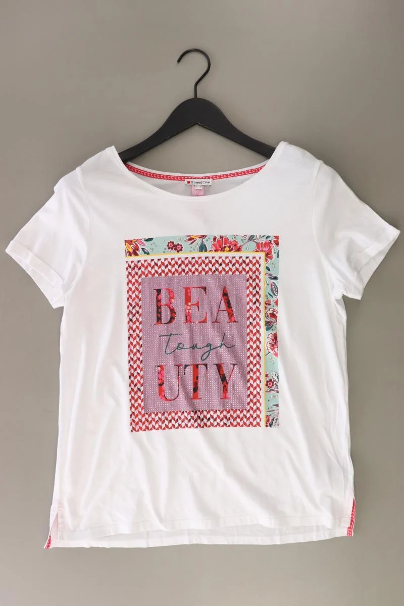 Second Hand Outfit Größe M mit Street One Printshirt in Gr. 40 und Armband