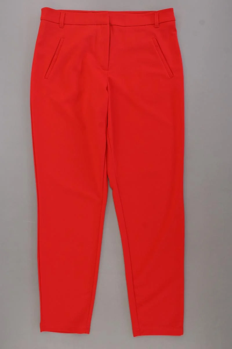 Jacqueline de Yong Stoffhose Gr. L neuwertig rot aus Polyester